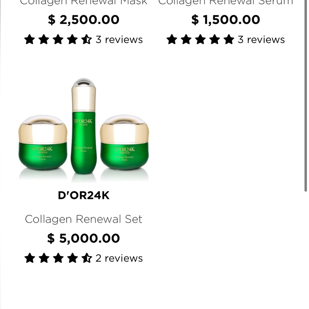 price  1 item each ! Limited stock inventory! Misc Brands including some D’OR24